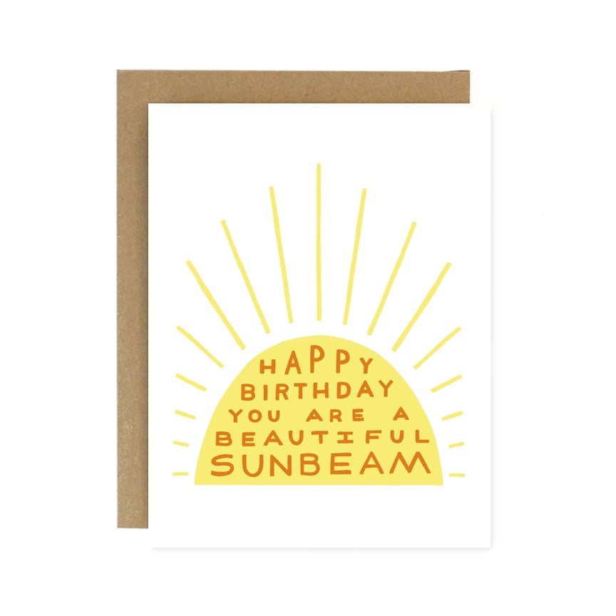 birthday sunbeam card